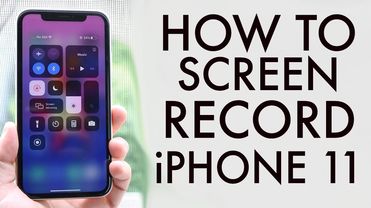 How To Screen Record on iPhone 11