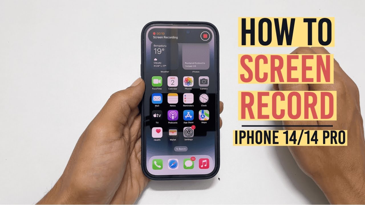 How To Screen Record on iPhone 14