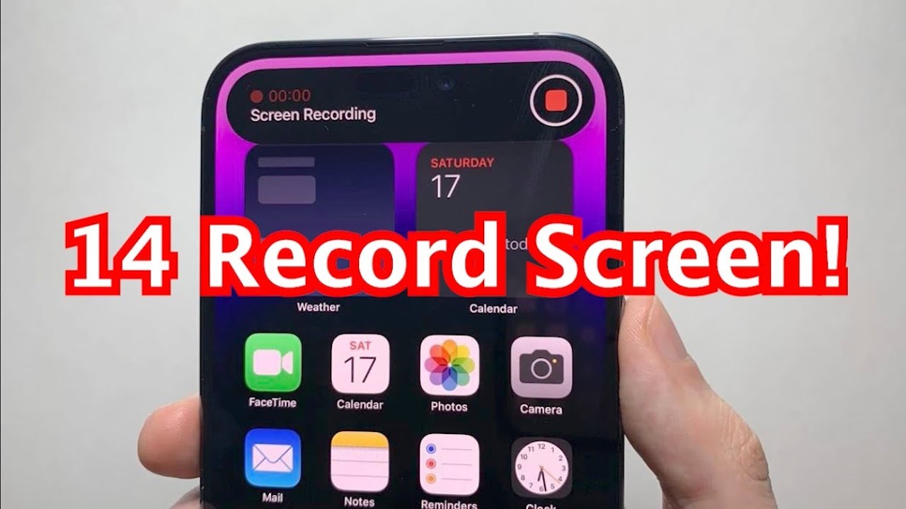 How To Screen Record on iPhone 14